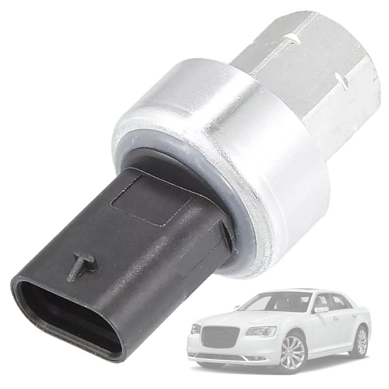 LDCRE A/C Pressure Switch Sensor 53382193 68156982AA,Sensor Switch Compatible with Caliber Challenger Charger Dart Durango,Replace 68083824AA, 68127833AA, 68141376AA, 68141376AB, 68156982AA, 68308727AA - Image 1